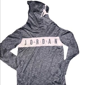 Boys Jordan dry fit hoodie size L